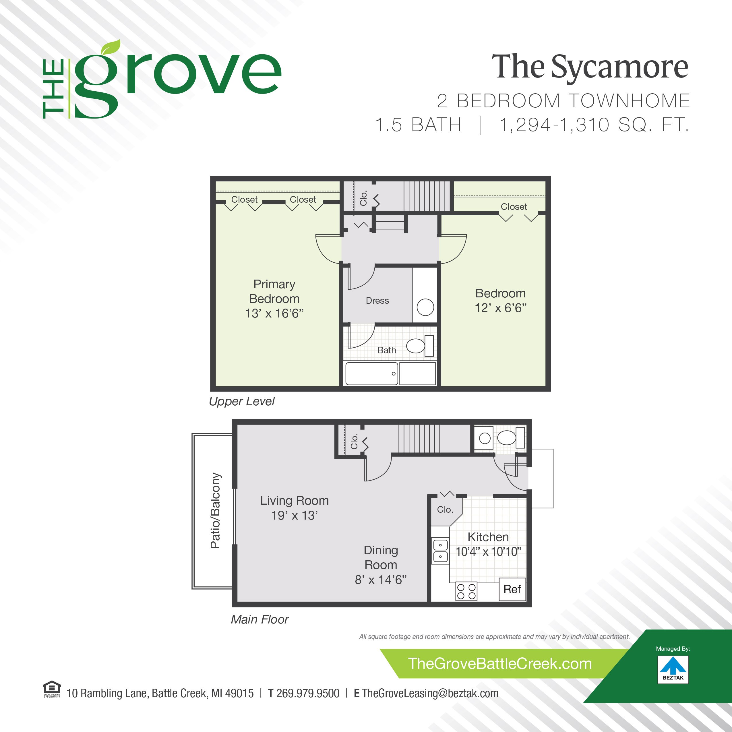 The Sycamore floor plan